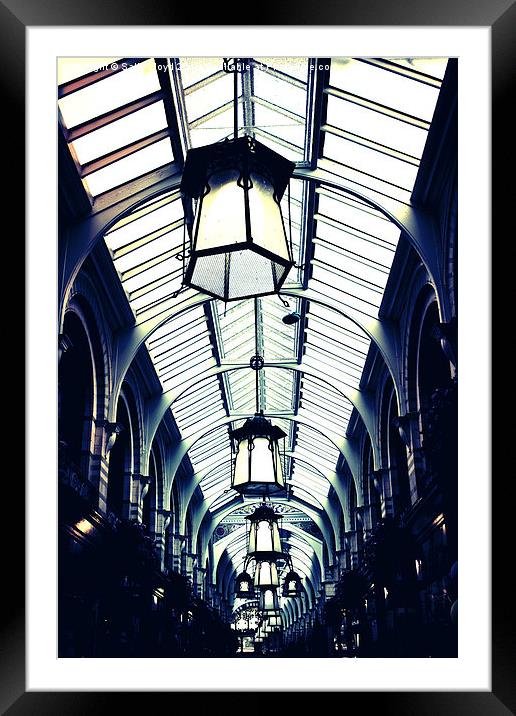  Royal Arcade Norwich Lamps Framed Mounted Print by Sally Lloyd