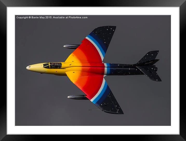 Miss Demeanour in Stormy Skies Framed Mounted Print by Barrie May