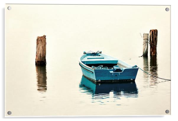  Boat Acrylic by Guido Parmiggiani