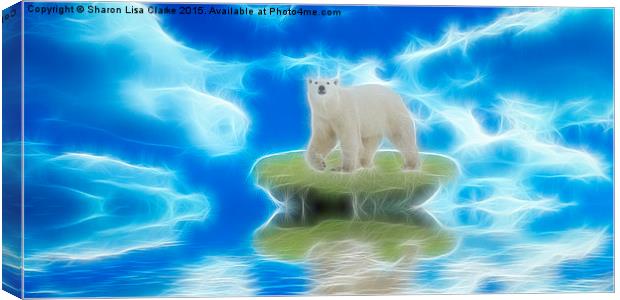  Melting Polar Ice  Canvas Print by Sharon Lisa Clarke