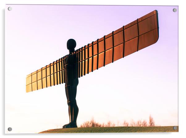  Angel of the North Acrylic by Helen Holmes