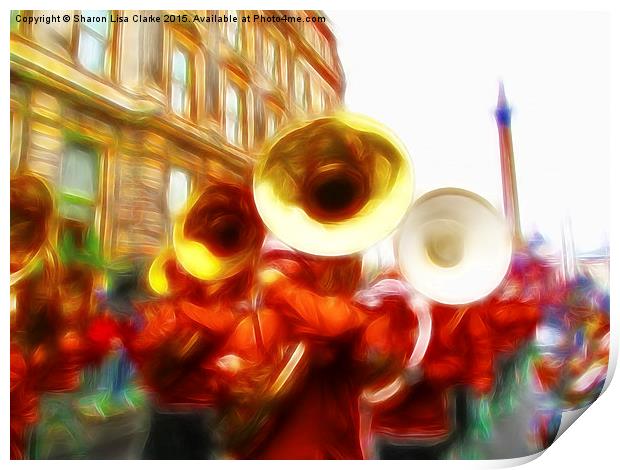  Big Brass Band Print by Sharon Lisa Clarke