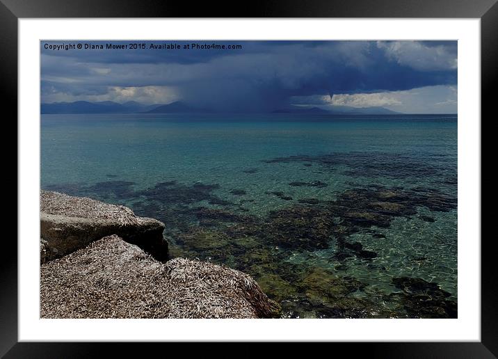  Cone Cloud  Framed Mounted Print by Diana Mower