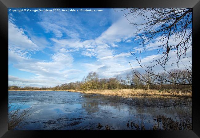  In the Mild Mid-Winter Framed Print by George Davidson