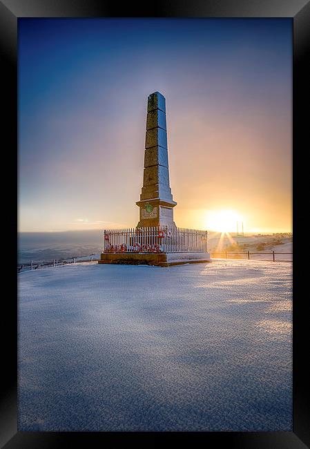  Werneth Low Sunrise Framed Print by Andy McGarry