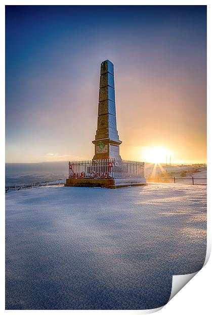  Werneth Low Sunrise Print by Andy McGarry