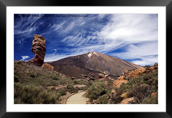  Tenerife Framed Mounted Print by R K Photography