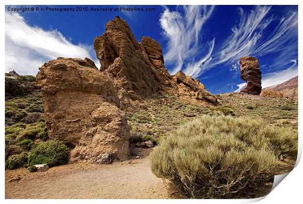   Tenerife Print by R K Photography