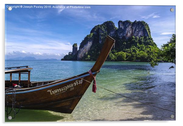  Thai Paradise Acrylic by Joseph Pooley