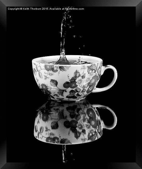 Tea Drops Framed Print by Keith Thorburn EFIAP/b