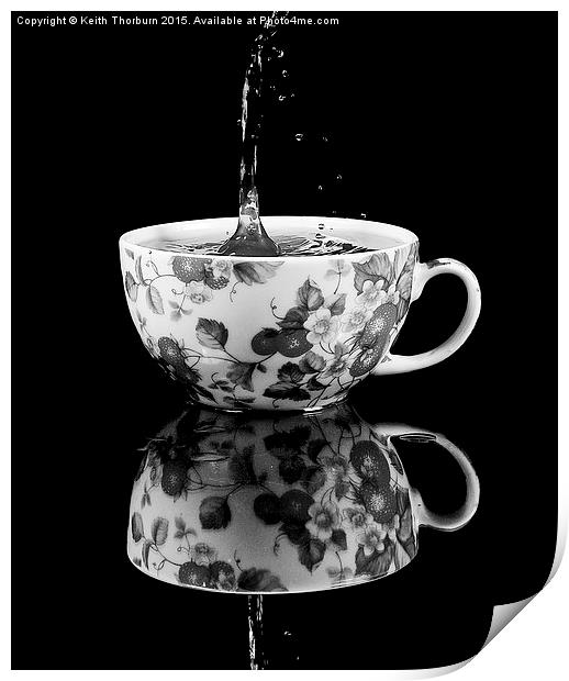 Tea Drops Print by Keith Thorburn EFIAP/b