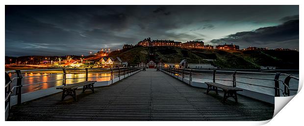  Saltburn by the Sea, Panoramic Print by Dave Hudspeth Landscape Photography