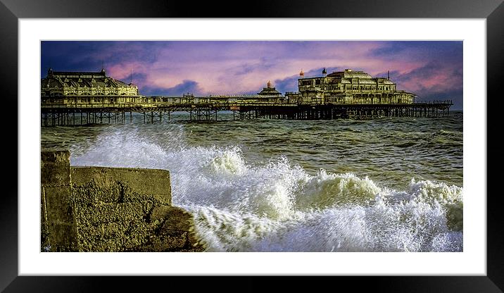 Memories Of The Old West Pier  Framed Mounted Print by Chris Lord