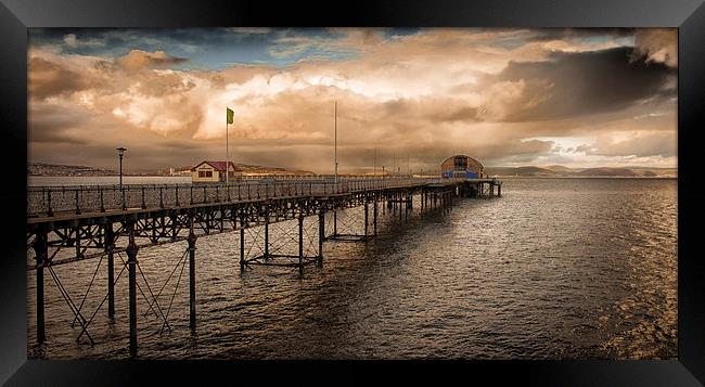  Mumbles pier and lifeboat station Framed Print by Leighton Collins