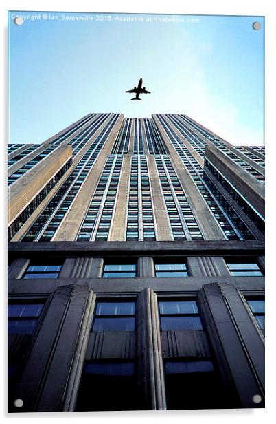  New York skyscraper Acrylic by Ian Somerville