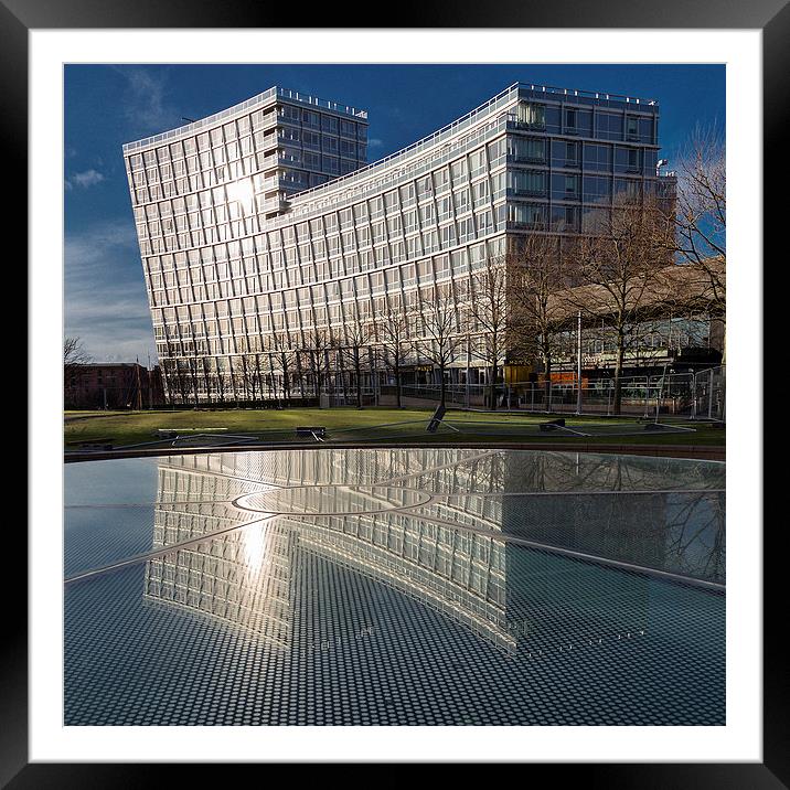  Liverpool Reflections, Chavasse park Framed Mounted Print by Rob Lester