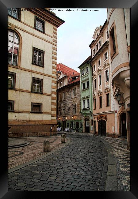  Prague city streets. Framed Print by Matthew Bates
