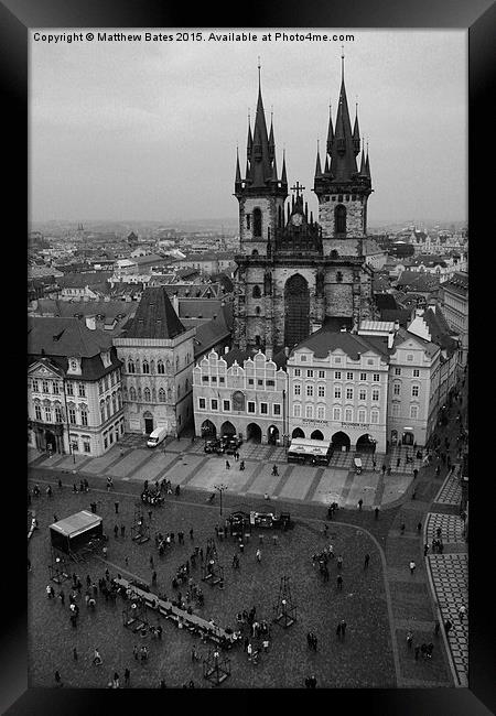 Church of Our Lady before Týn Framed Print by Matthew Bates