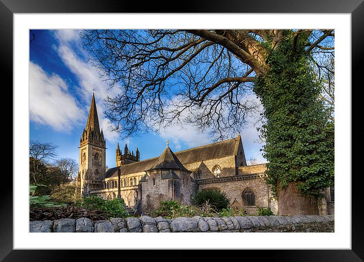  Llandaff Cathedral Framed Mounted Print by Andrew Richards