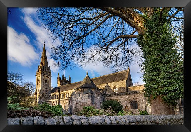  Llandaff Cathedral Framed Print by Andrew Richards