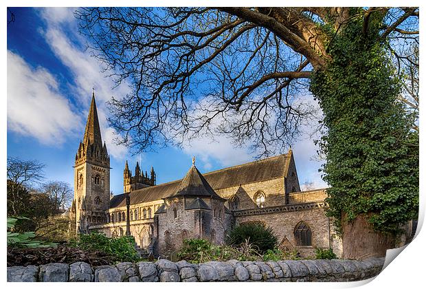  Llandaff Cathedral Print by Andrew Richards