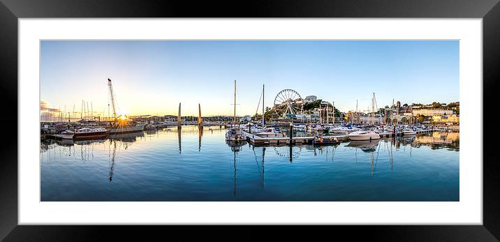 Torquay Harbour  Framed Mounted Print by John Fowler