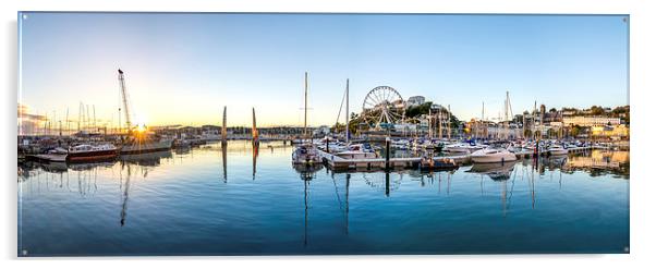 Torquay Harbour  Acrylic by John Fowler