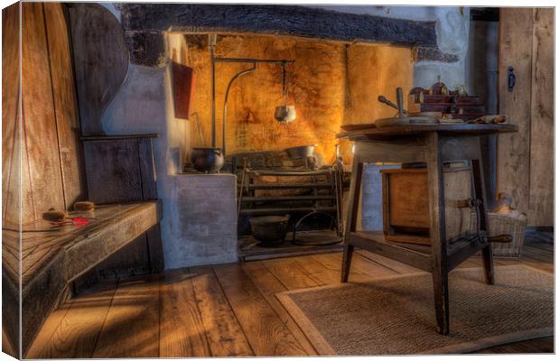  Olde Kitchen Canvas Print by Ian Mitchell