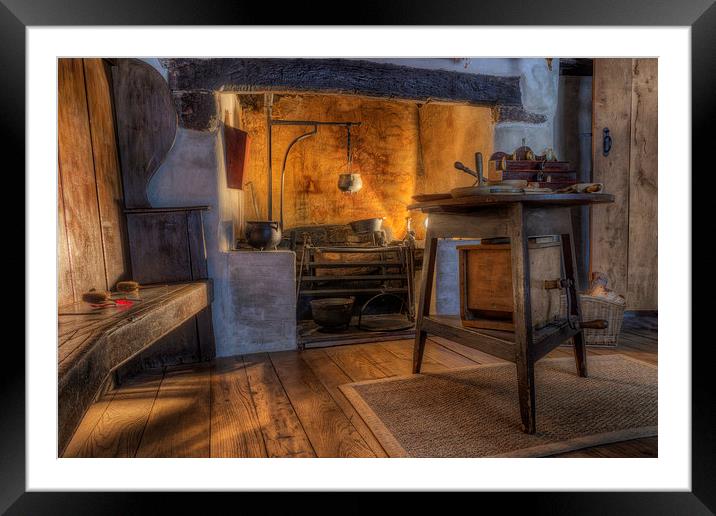  Olde Kitchen Framed Mounted Print by Ian Mitchell