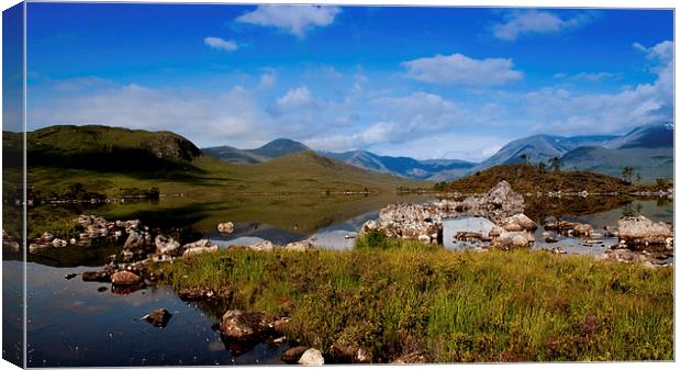  lochan na h-achlaise Canvas Print by stephen king