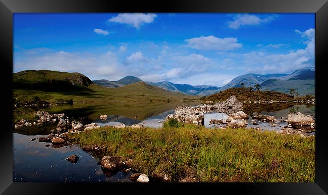  lochan na h-achlaise Framed Print by stephen king