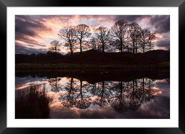  Sunset Reflections  Framed Mounted Print by Gary Kenyon