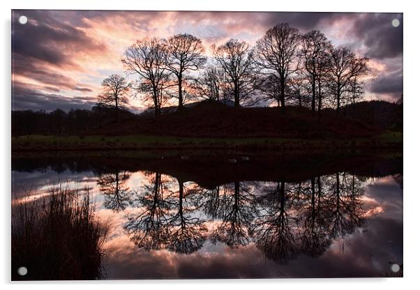  Sunset Reflections  Acrylic by Gary Kenyon