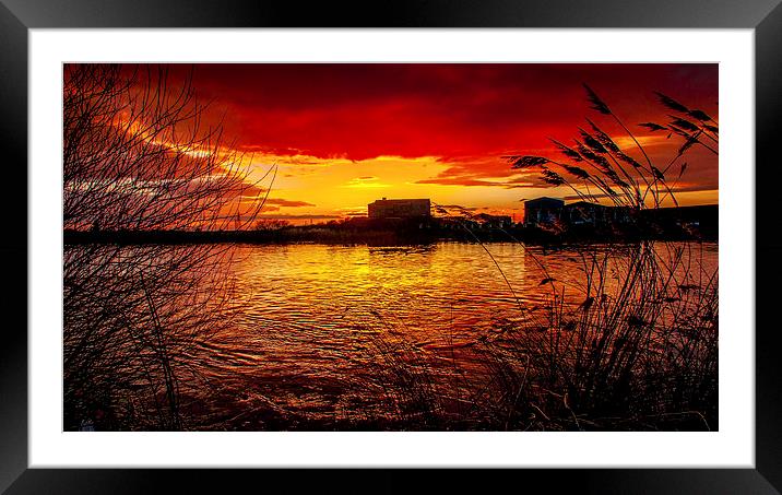  across the water  Framed Mounted Print by stephen king