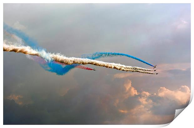   Red Arrows Print by Jason Green