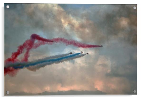   Red Arrows Acrylic by Jason Green