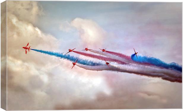   Red Arrows Canvas Print by Jason Green