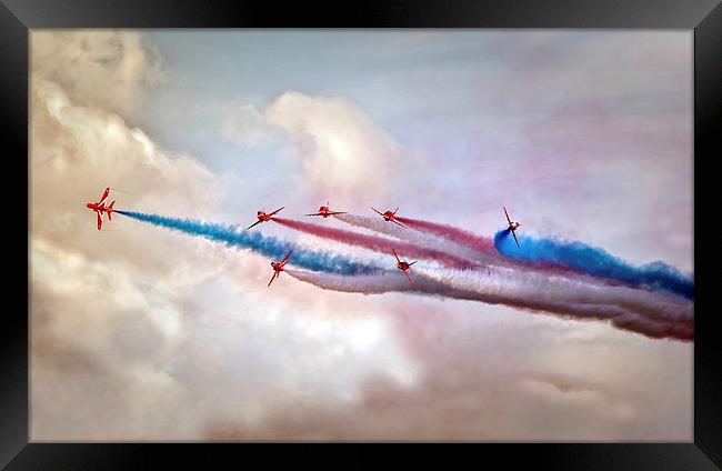   Red Arrows Framed Print by Jason Green