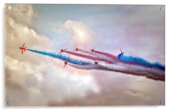   Red Arrows Acrylic by Jason Green