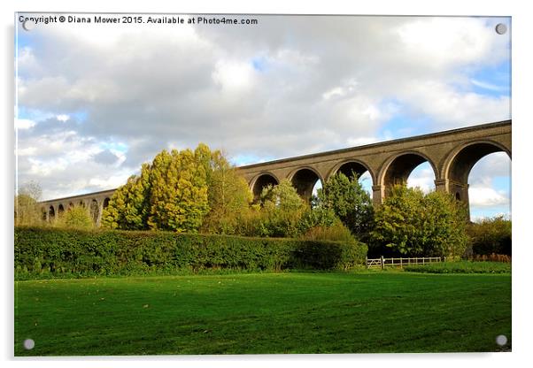  Chappel Viaduct Acrylic by Diana Mower