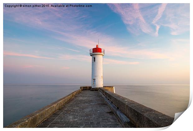 Audierne, Brittany  Print by simon pither