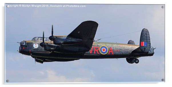  Avro Lancaster - WW2 Bomber Acrylic by Martyn Wraight