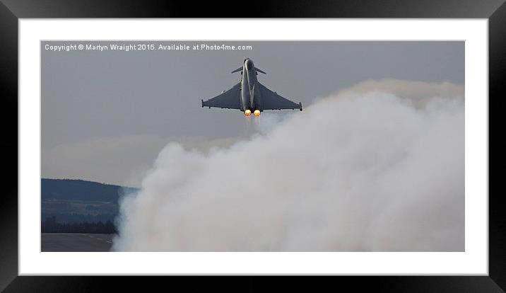  Clear the runway. Framed Mounted Print by Martyn Wraight