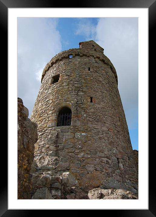 Orchardton Tower 5 Framed Mounted Print by Iain McGillivray