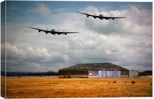  Lancaster Bomber  Canvas Print by Jason Green