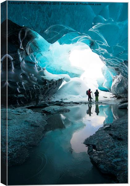 The Crystal Cave  Canvas Print by Tracey Whitefoot