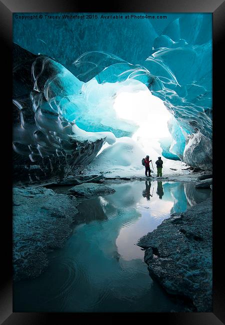 The Crystal Cave  Framed Print by Tracey Whitefoot