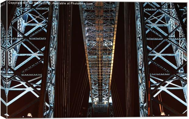 Transporter Bridge Canvas Print by Paul White