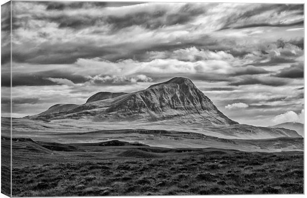  Ben Hope in mono.  Canvas Print by Mark Godden