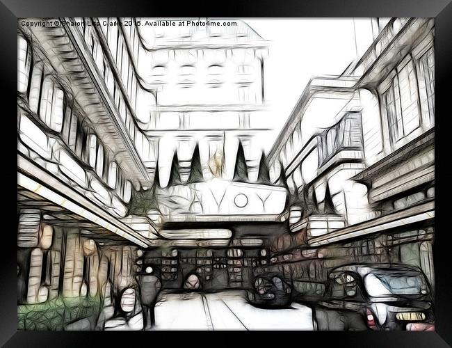  Savoy Hotel 2 Framed Print by Sharon Lisa Clarke